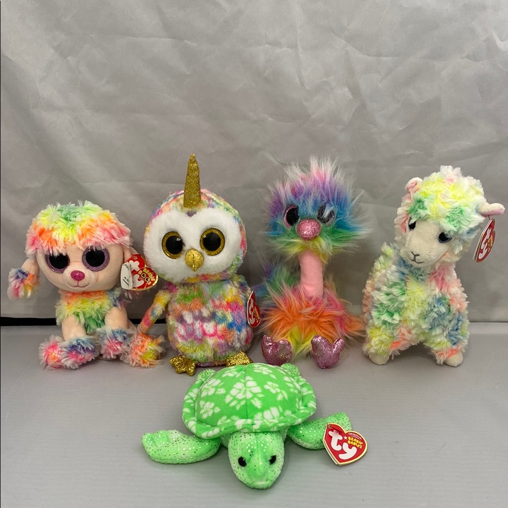 Vibrant TY Beanie Babies Lot